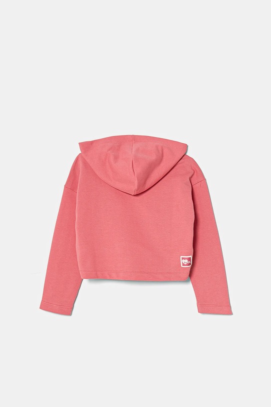 United Colors of Benetton bluza bawełniana dziecięca 3UNIC204L.G.Seasonal różowy SS25