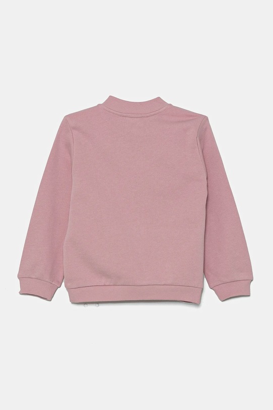 Детская хлопковая кофта United Colors of Benetton 3J70G503N.P.Seasonal розовый SS25