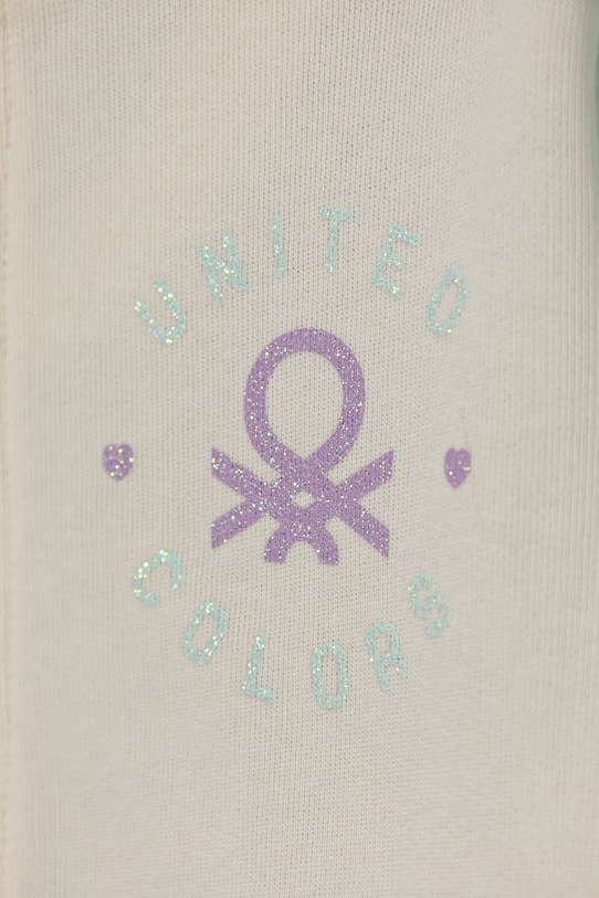 Дівчинка Дитяча бавовняна кофта United Colors of Benetton 3J70G503N.P.Seasonal фіолетовий