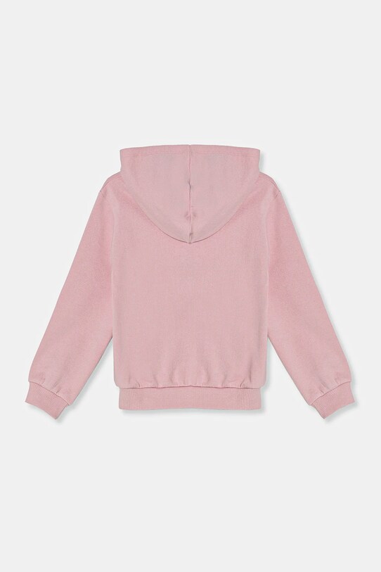 Детская хлопковая кофта United Colors of Benetton 3J68G503T.P.Seasonal розовый SS25