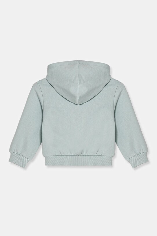 United Colors of Benetton gyerek melegítőfelső pamutból 3J68G503T.P.Seasonal türkiz SS25