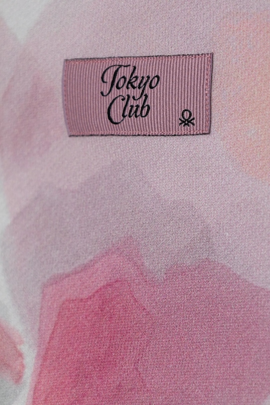 Дівчинка Дитяча бавовняна кофта United Colors of Benetton 35UJC10OB.G.G.Seasonal рожевий