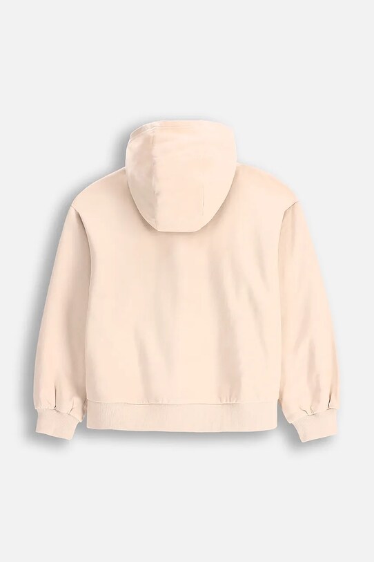 Dziewczynka Coccodrillo bluza bawełniana dziecięca WC5132301VGA beżowy