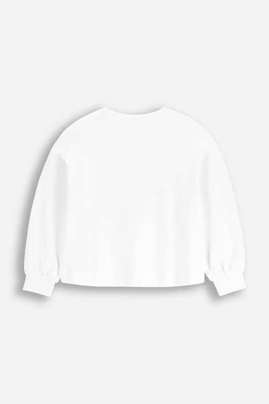 Detská bavlnená mikina Coccodrillo WC5143102CGJ biela SS25