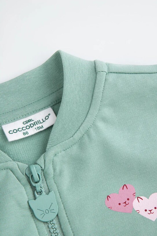 Fete Coccodrillo bluza bebe WC5132201DGN verde