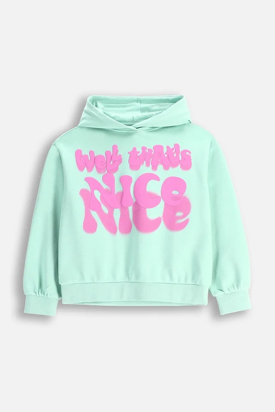 Coccodrillo bluza dziecięca WC5132301CGJ turkusowy SS25