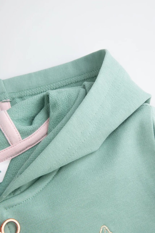 DÍVKA Dětská mikina Coccodrillo WC5132401DGK zelená