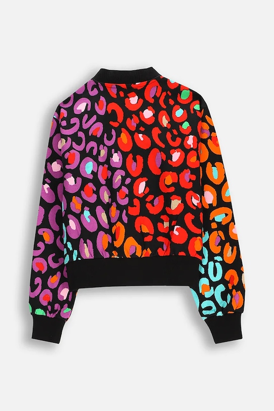 Coccodrillo hanorac de bumbac pentru copii WC5132201MGJ negru SS25