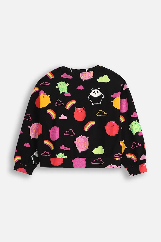 Dziewczynka Coccodrillo bluza dziecięca WC5143105RGK czarny