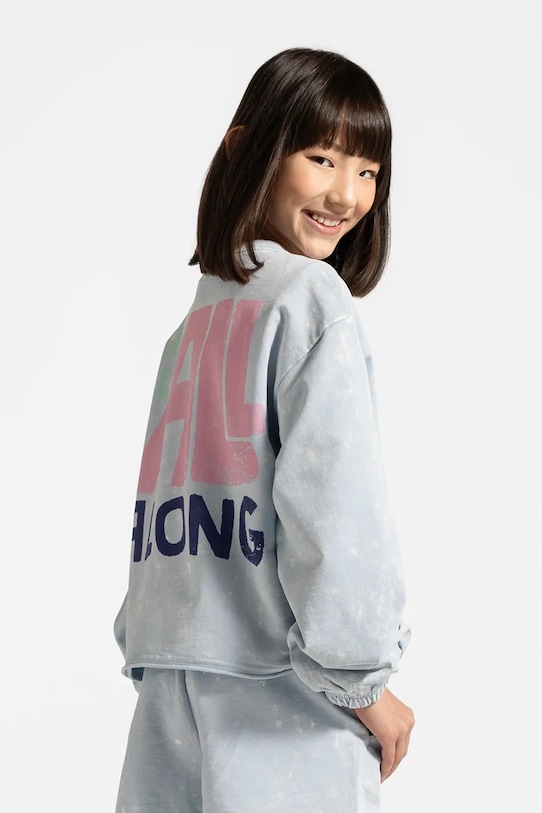 Coccodrillo bluză print albastru WC5132101HGJ