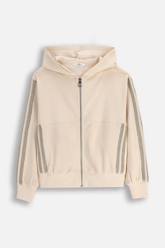 Coccodrillo bluza dziecięca z kapturem beżowy WC5132401FGJ