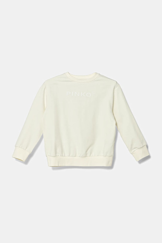 Dětská mikina Pinko bez kapuce béžová KFFE008.C.FE011
