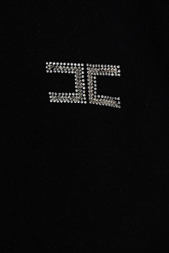 Дівчинка Дитяча бавовняна кофта Elisabetta Franchi EFFE144.0.FF002 чорний