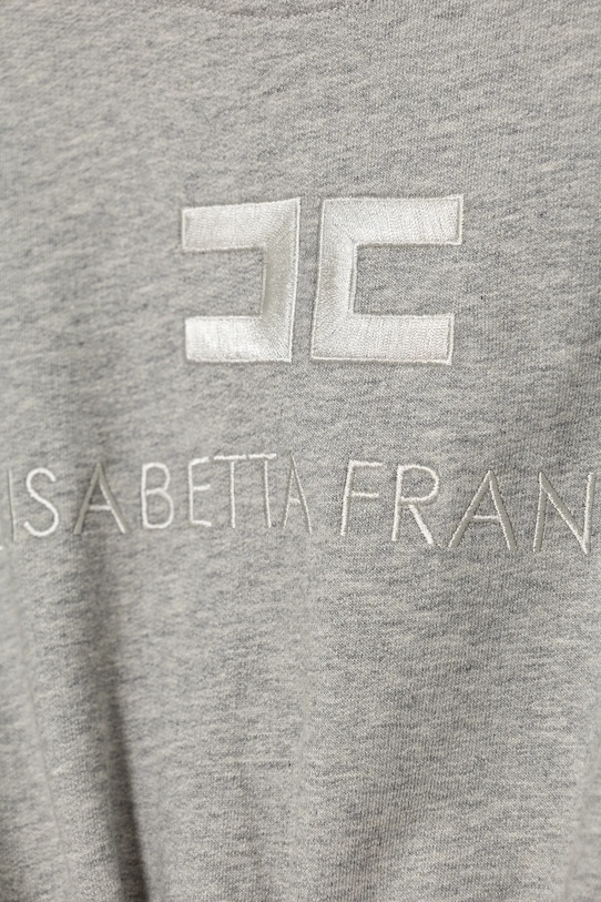Дівчинка Дитяча бавовняна кофта Elisabetta Franchi EFFE143.0.FF002 сірий
