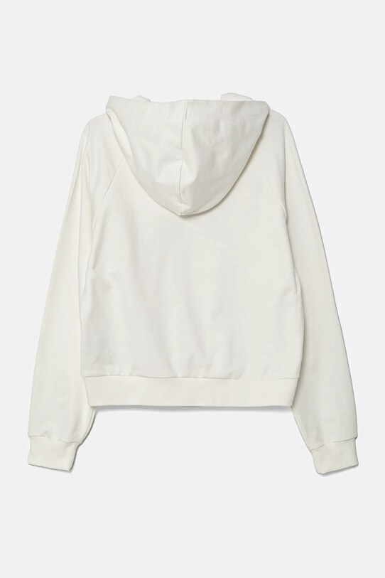 Dětská bavlněná mikina Elisabetta Franchi EFFE147.0.FF002 bílá SS25