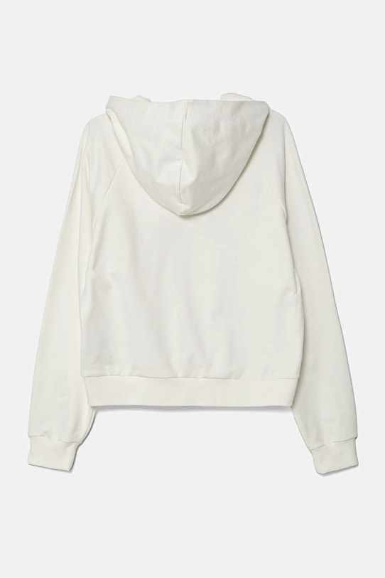 Dětská bavlněná mikina Elisabetta Franchi EFFE147.0.FF002 bílá SS25