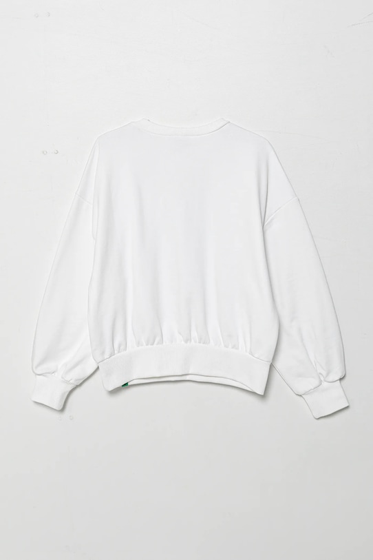Дитяча бавовняна кофта United Colors of Benetton 3UNIC10NT.G.Seasonal білий SS25