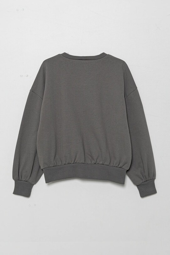 Otroški bombažen pulover United Colors of Benetton 3UNIC10NT.G.Seasonal siva SS25