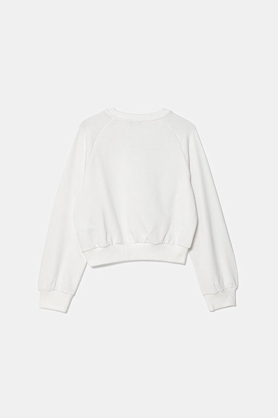 United Colors of Benetton gyerek melegítőfelső pamutból 3J70C10O2.G.Seasonal fehér SS25