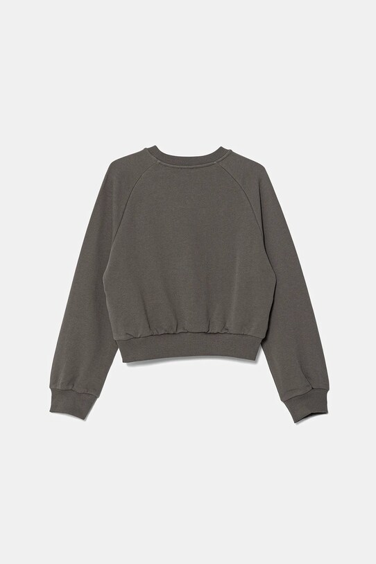 United Colors of Benetton gyerek melegítőfelső pamutból 3J70C10O2.G.Seasonal szürke SS25