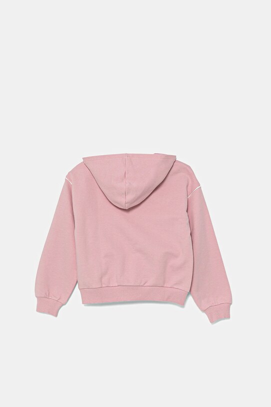 Otroški bombažen pulover United Colors of Benetton 3UNIC504T.G.Seasonal roza SS25