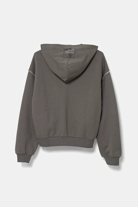 United Colors of Benetton hanorac de bumbac pentru copii 3UNIC504T.G.Seasonal gri SS25