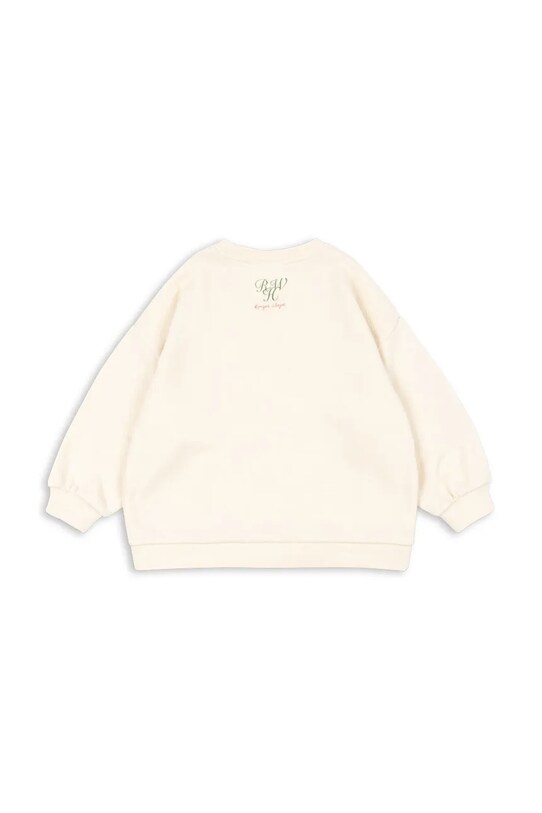 Fete Konges Sløjd hanorac de bumbac pentru copii RHW X KS BELLA SWEAT GOTS KS103593 bej