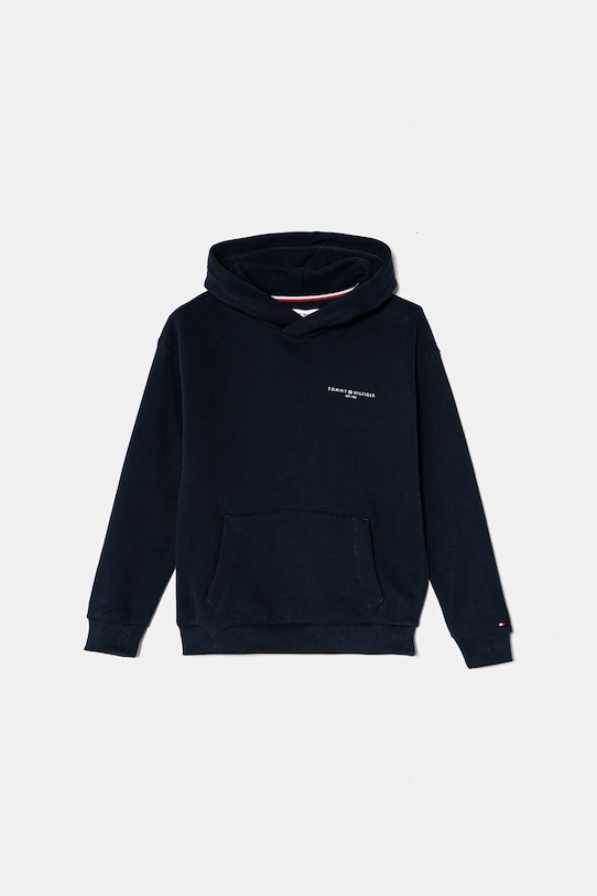 Tommy Hilfiger bluza dziecięca z kapturem granatowy KS0KS00595.128.176.PPYA