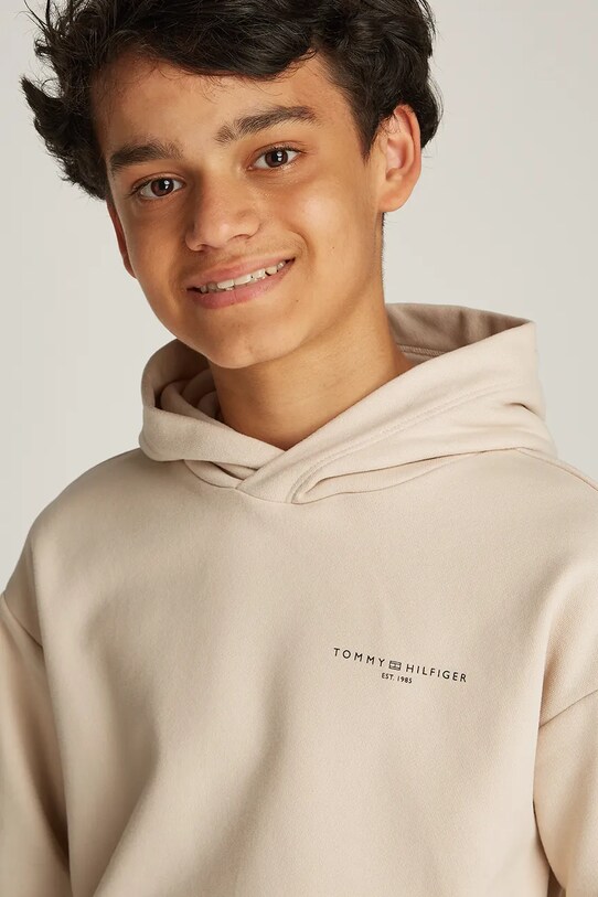 Детская кофта Tommy Hilfiger KS0KS00595.128.176.PPYA бежевый