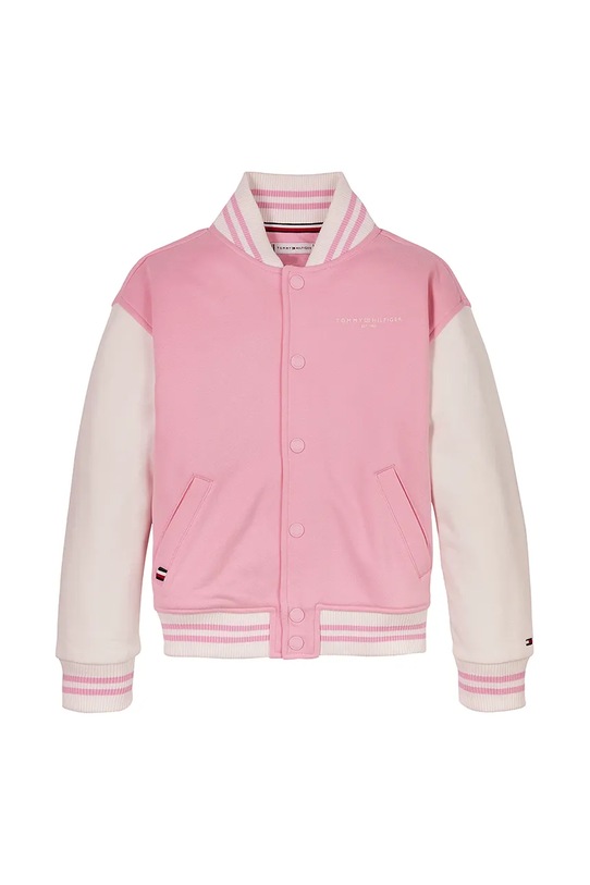 Dětská mikina Tommy Hilfiger KS0KS00624.104.122.PPYA růžová SS25