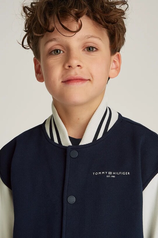 Tommy Hilfiger bluză copii KS0KS00624.104.122.PPYA bleumarin