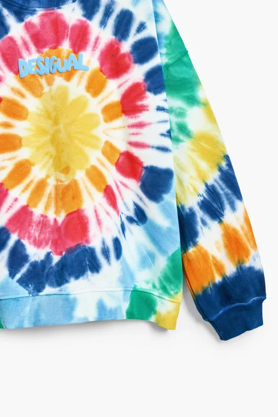Desigual bluza bawełniana dziecięca żółty 25SBSK04