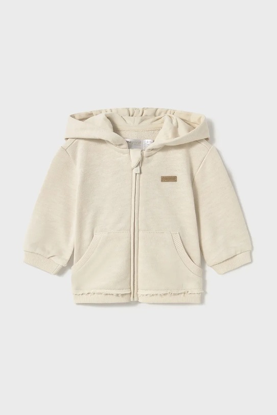 Bavlnená mikina pre bábätká Mayoral Newborn bavlna béžová 1455.1P.Newborn.PPYH