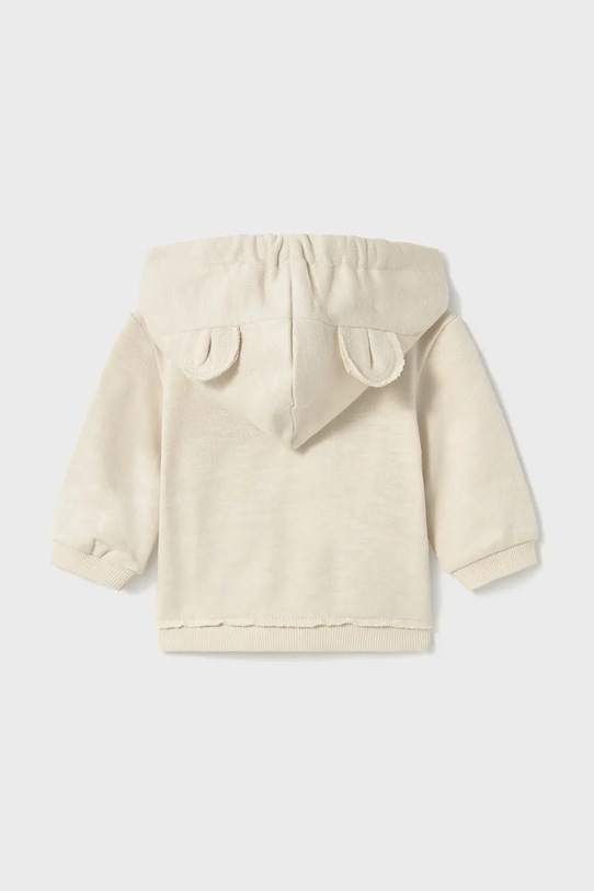 Bavlnená mikina pre bábätká Mayoral Newborn 1455.1P.Newborn.PPYH béžová SS25