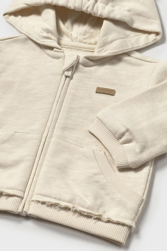 Chlapec Bavlnená mikina pre bábätká Mayoral Newborn 1455.1P.Newborn.PPYH béžová