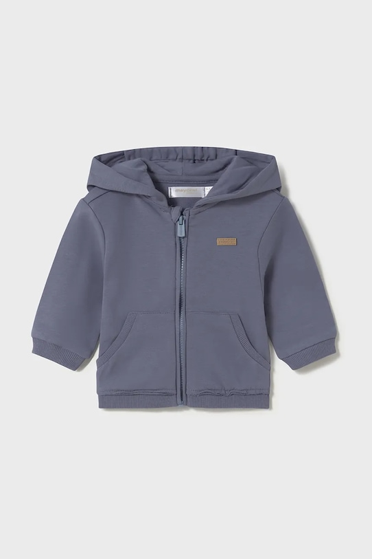 Mayoral Newborn hanorac de bumbac pentru bebelusi uni albastru 1455.1P.Newborn.PPYH
