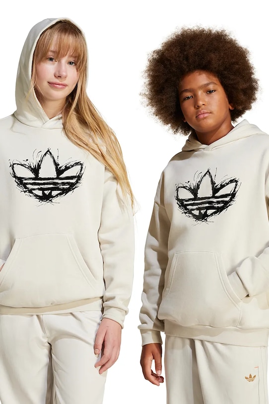 Дитяча кофта adidas Originals інші бежевий JD0366