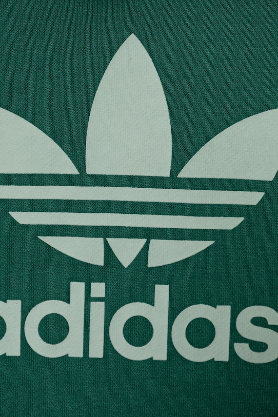 Дитяча кофта adidas Originals зелений JD1648