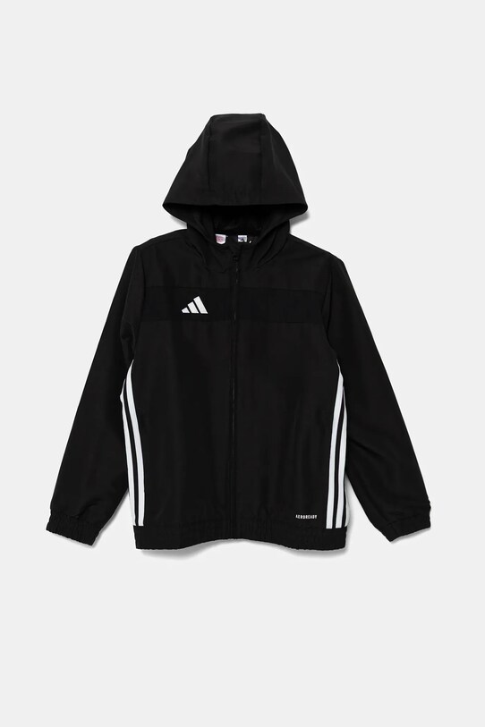 Detská mikina adidas Performance JD0629 čierna AW25
