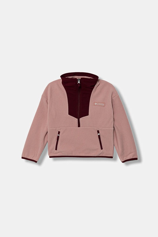 Columbia bluza polarowa dziecięca Sequoia Grove bez kaptura różowy 2087651