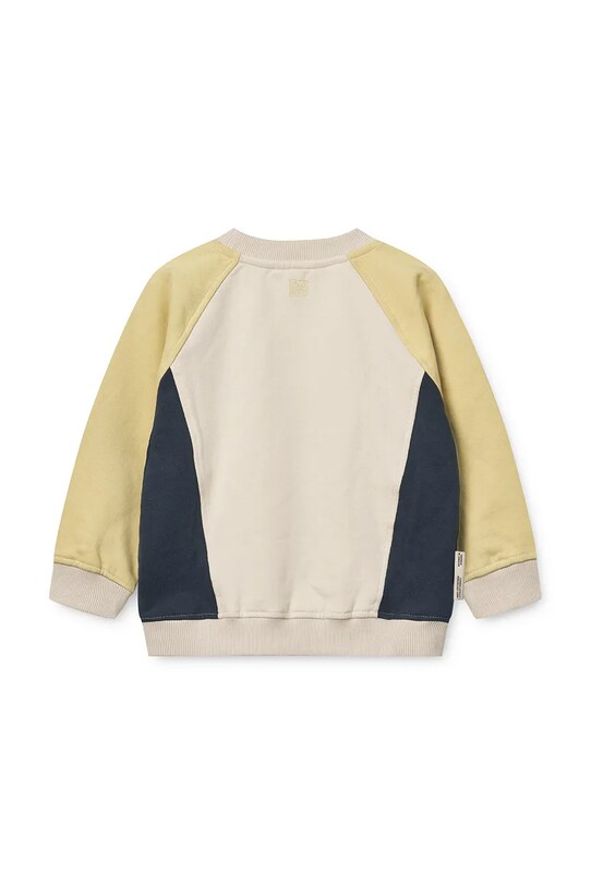 Băieți Liewood hanorac de bumbac pentru copii Aude Placement Sweatshirt LW19863 galben