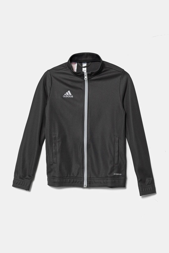 Dětská mikina adidas Performance bez kapuce šedá H57521