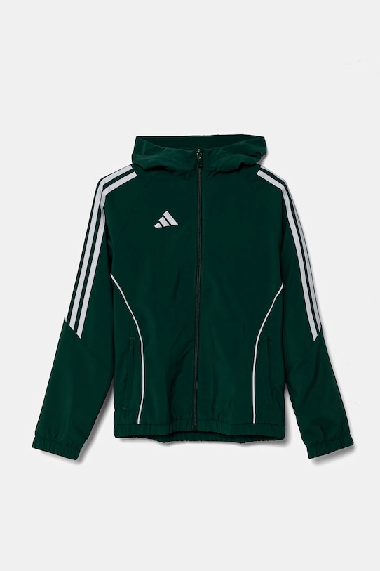 adidas Performance bluză pentru copii imprimeu verde IM8796