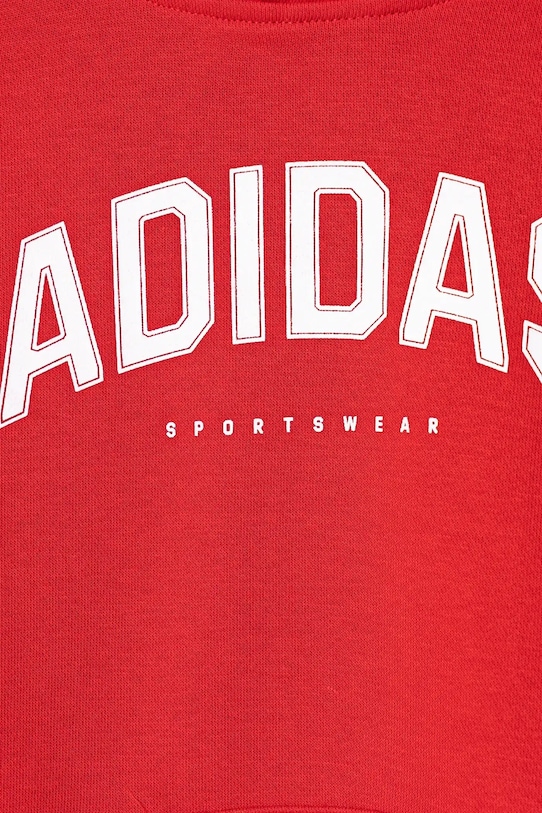 adidas bluza dziecięca czerwony JM7357