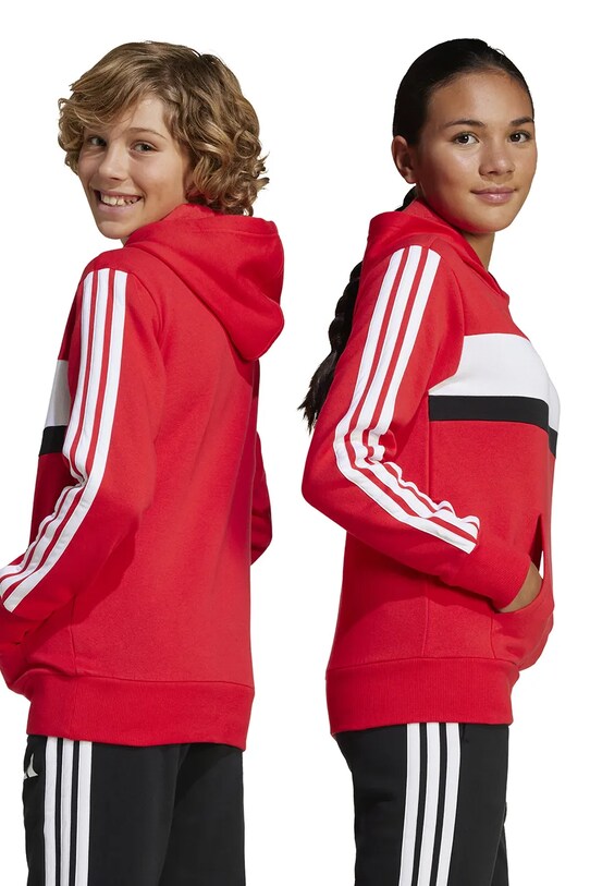Detská mikina adidas JI6212 červená