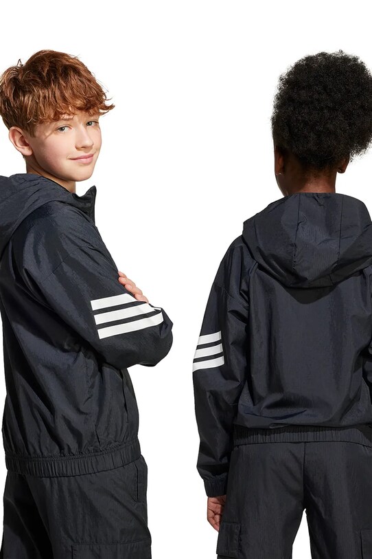 Παιδικό μπουφάν adidas JJ4791 μαύρο