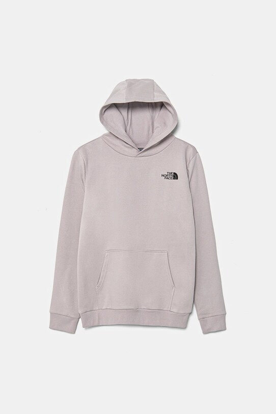 Παιδική μπλούζα The North Face TEEN SIMPLE DOME HOODIE με κουκούλα γκρί NF0A8AXV1OA1