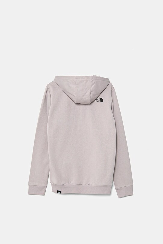 Παιδική μπλούζα The North Face TEEN SIMPLE DOME HOODIE NF0A8AXV1OA1 γκρί SS25
