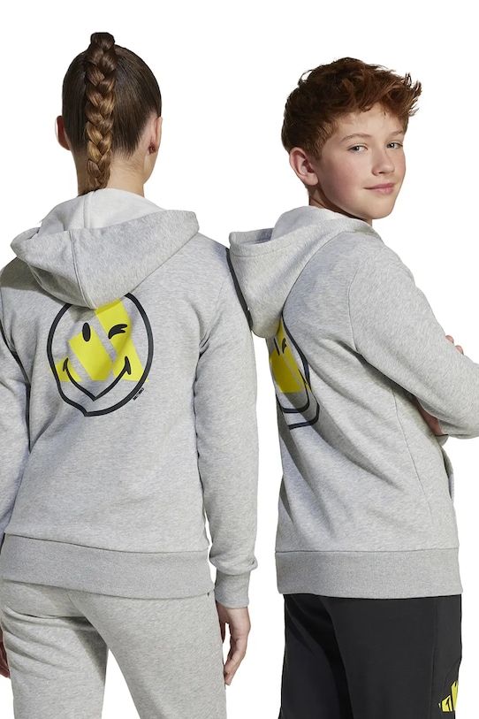 Дитяча кофта adidas JD3288 сірий