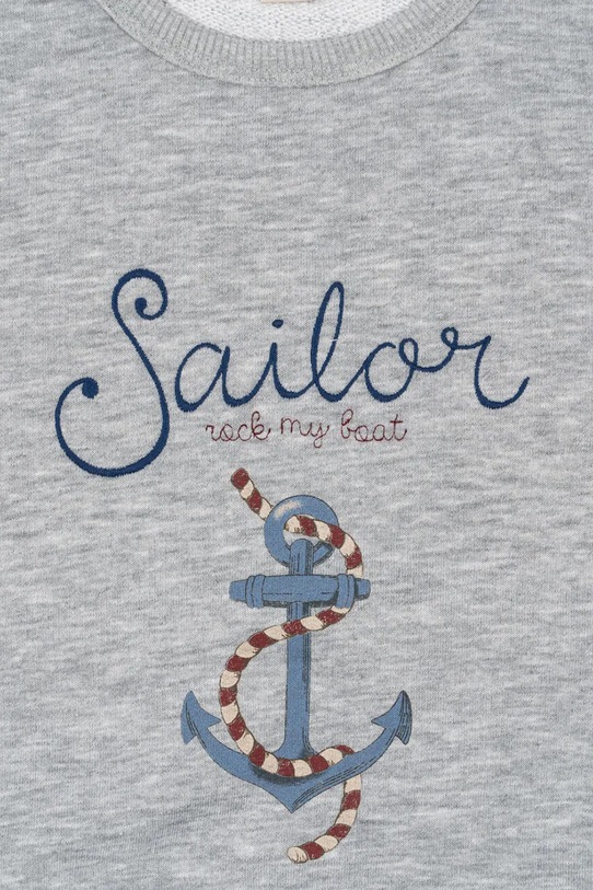 Konges Sløjd bluză pentru copii LOU SWEAT SHIRT OCS gri KS102592